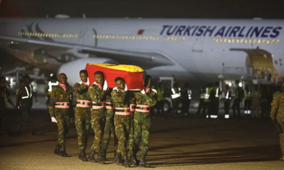 Christian Atsu's body the Ghanian footballer  was brought back