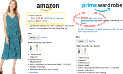 Amazon allow users to try on clothing before purchasing