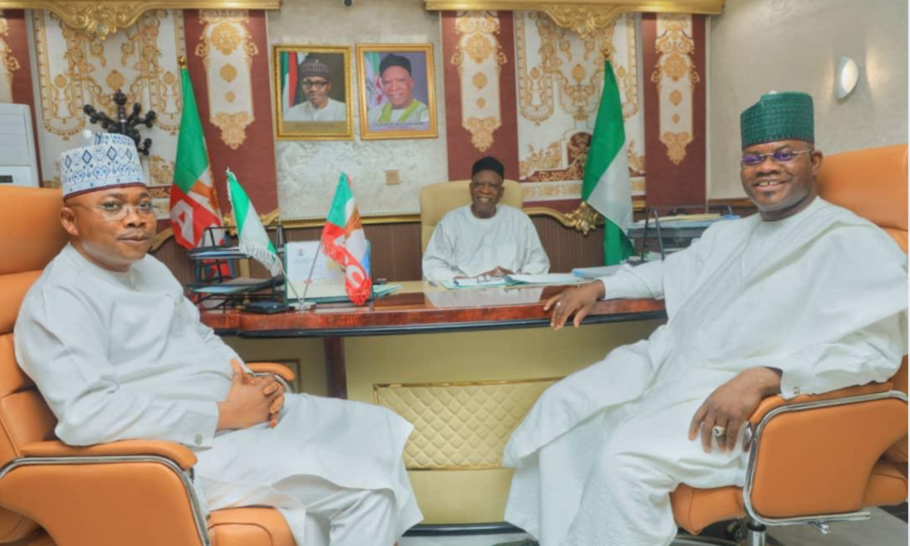National Chairman of the All Progressives Congress party, Senator Abdullahi Adamu, on Wednesday, received Hon. Ododo Ahmed Usman, the APC Candidate for Kogi 2023