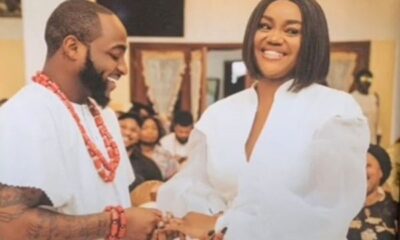 The pictures allegedly showing Davido and Chioma at the couple's wedding