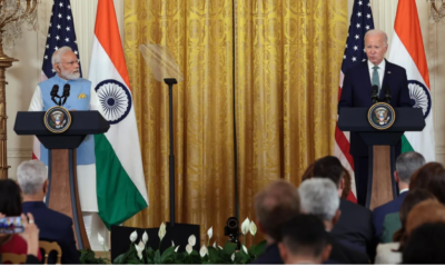 U.S. President Joe Biden and Indian Prime Minister Narendra Modi Hold a Joint Press Conference at the White House