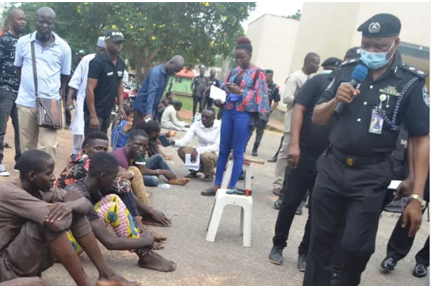 Six alleged armed robbers by police in Osun