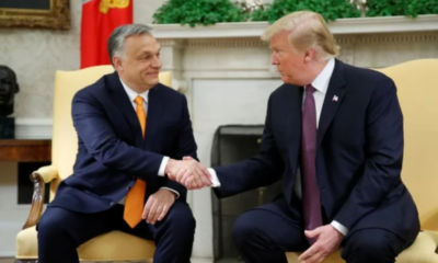 The Hungarian Prime Minister Viktor Orban's support for US former President