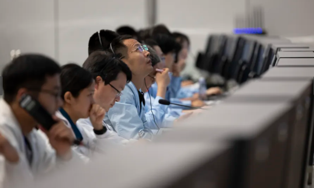 Unfurling the Flag on the Far Side of the Moon