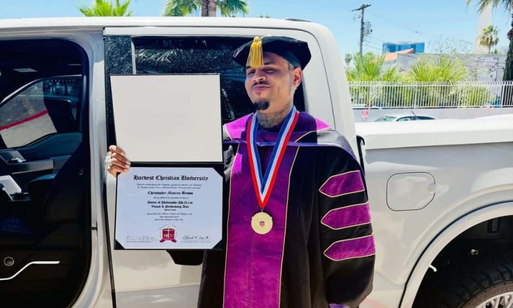 Chris-Brown-doctorate-degree